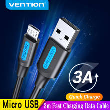 Кабель Vention Micro USB, 3 А, нейлоновый, для быстрой зарядки и передачи данных, для Samsung, Xiaomi, LG, Android, кабели Micro USB мобильный телефон 2024 - купить недорого