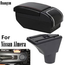Para nissan almera g15 caixa de apoio de braço central caixa de conteúdo da loja com relação 9usb 2024 - compre barato