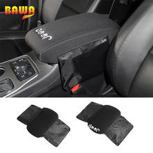 BAWA Armrests Pads Cover Accessories for Jeep Grand Cherokee 2011+ Cloth Multifunctional Armrest Box Cover Accessories 2024 - buy cheap