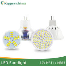Kaguyahime-lâmpada de led mr16, mr11, 80leds, cc, 10-30v, 6w, 12v, branco quente, frio, mr16 2024 - compre barato