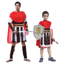 Umorden fantasia grego antigo guerreiro romano trajes spartan gladiador soldado traje para meninos dia das bruxas purim fantasia vestido 2024 - compre barato