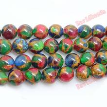 Factory price Natural colours gold colored stone Loose Nepal Beads 16" Strand 6 8 10MM Pick Size For Jewelry Making 2024 - buy cheap