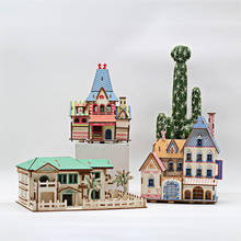FEOOE-rompecabezas 3D de madera hecho a mano para niños, juguetes creativos, juguetes educativos, WL 2024 - compra barato