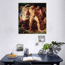 Citon Peter Paul Rubens 《 borracho Hércules 》 de lona pintura al óleo cartel de ilustraciones imagen para decoración de pared de decoración de interiores 2024 - compra barato