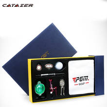 Catazer гольф клип маркировать тройник набор мяч зеленая вилка подарки восьми предметов Подарочная коробка Высокое качество/зеленые вилка/скребок/полотенце 2024 - купить недорого