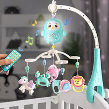 0-12 Months Baby Crib Mobiles Rattles Newborn Music Educational Toys For Baby Sleep Comfort Infant Bed Bell Carousel Toddler Toy 2024 - buy cheap