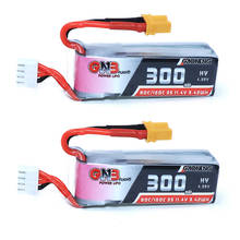 Gaoneng-bateria de solda gnb 300mah, 2 peças, 11.4v, 80c/160c, hv, lipo, com plugue xt30, para betafpv, tibet75x 3s, encomenda de 2s, peças 2024 - compre barato