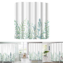 Cortinas de ducha impermeables para baño, cortina de tela de poliéster para bañera, decoración del hogar 2024 - compra barato