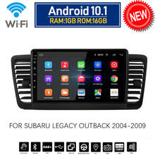 Reproductor Multimedia con Android 10,1 y navegación GPS para Subaru, autorradio estéreo con DVD, Wifi, DVR, vídeo, para Subaru Legacy Outback 2004-2009 2024 - compra barato