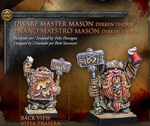 Kit de modelismo, kit de resina Avatars of War 28242 Dwarven Stone Master 28mm 2024 - compra barato
