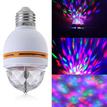 E27 RGB Led Lamp Bulb Magic Color Projector Auto Rotating Stage Light AC85-265V 220V 110V For Holiday Party Bar KTV Disco 2024 - buy cheap