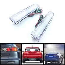 Clear Lens LED Rear Reflector Brake Light Lamps For Mitsubishi Lancer EVO Evolution Outlander 2008-2014 2024 - buy cheap