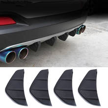 Universal Car Rear Bumper Spoiler Diffuser Shark Fin Protect Cover for Hyundai ix35 iX45 iX25 i20 i30 Sonata,Verna,Solaris, 2024 - buy cheap