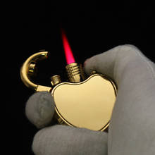 Encendedor de Gas a chorro creativo, antorcha de butano en forma de corazón de amor, llama roja 1300 C, divertido cigarro, regalo 2024 - compra barato