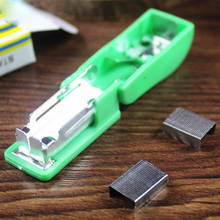 Mini conjunto de grampeador corchetera para mini grampeador, conjunto de grampos plásticos kawaii para grampo, 50 peças 2024 - compre barato