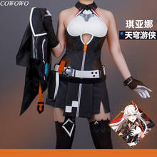 Anime! Honkai Impact 3 Kiana Kaslana TianQiongYouXia Battle Suit Sexy Dress Uniform Cosplay Costume Halloween NEW Free Shipping 2024 - buy cheap