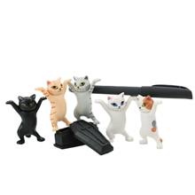 Figuras de animales divertidas de gato que transportan ataúd, muñecos de decoración hechos a mano, 6 unids/set/Set 2024 - compra barato