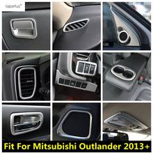 Interior Kit For Mitsubishi Outlander 2013 - 2019 Inner Door Handle Bowl / Side Car Door Speaker Cover Trim Matte Accessories 2024 - buy cheap