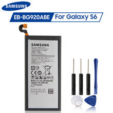 Original Samsung batería EB-BG920ABE para Samsung GALAXY S6 G9200 G9208 G9209 SM-G920F G920I G920 G920A G920V G920T G920F 2550mAh 2024 - compra barato