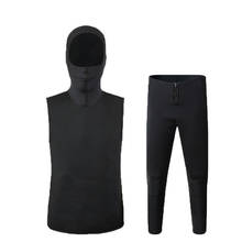2MM Neoprene Wetsuit Scuba diving vest + pants suit men spearfishing Snorkeling Surfing swimsuit winter thermal 2 pieces Wetsuit 2024 - buy cheap