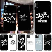 Cutewanan gloomis go pesca ao ar livre logo coque capa de telefone para iphone 11 pro xs max 8 7 6 6s plus x 5S se 2020 xr 2024 - compre barato