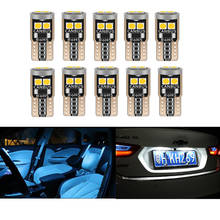 10pcs T10 W5W LED Canbus Car License Plate Lights Parking Lamp no error For Audi C6 A7 A8 R8 A1 A3 A4 A5 Q3 Q5 Q7 Q7 A6 C5 A6 2024 - buy cheap