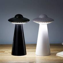 Luminária de mesa led recarregável usb ufo, lâmpada regulável sem cintilação, luz noturna inteligente para estudantes e crianças 2024 - compre barato