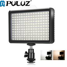 PULUZ 176 LEDs 12W Dimmable Bi-color LED Video Light 3300-5600K Studio Light For YouTube Studio Photography Video Shooting 2024 - buy cheap