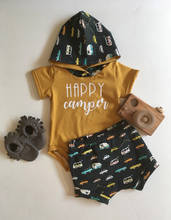 Summer Newborn Baby Boy Clothes Set Short Sleeve Romper Tops Hoodies Pants Shorts Outfit Clothes Set 0-24M 2024 - buy cheap