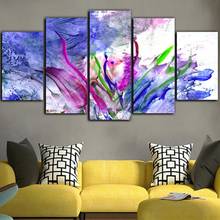 Wall Art Canvas Paintings Purple Flower Home Decor Aesthetics Picture Hd Prints Modern Vintage Poster For Bedroom Modular Framed 2024 - buy cheap