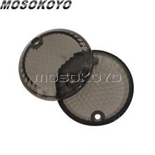 Lentes ahumados para motocicleta, accesorio con luz intermitente para Suzuki GSX1100G GZ250 VX800 1985-2003 Intruder 700/750/800/1400, 1 par 2024 - compra barato