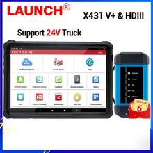 2021 lançamento x431 v plus tablet & hd 4.0 caminhão completo sistema de diagnóstico ferramenta bluetooth obd2 hd suporte resistente 24 caminhão dhl livre 2024 - compre barato