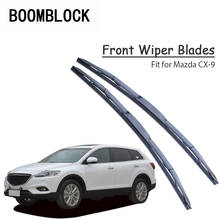 BOOMBLOCK-rascador de goma para parabrisas de coche, Kit de brazo de cuchillas originales para Mazda CX-9, 2018, 2017, 2016, 2015-2006, 2 uds. 2024 - compra barato