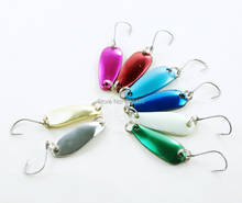 10PCS Fishing Spoon Fish Lure Spoons Hook Bass baits 2.8g 5g Free shipping 2024 - buy cheap