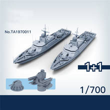 Kit de construcción de modelo de barco, juguetes educativos familiares para 1/700, Marina rusa, 22800, modelo de Fragata 2024 - compra barato