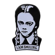 I Am smiling-Pin esmaltado para seguidores de la televisión, regalo para seguidores de la televisión 2024 - compra barato