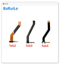 BaRuiLe 10 шт. зарядный гибкий кабель для SamSung Tab 2 3 4 P5100 P5200 P5210 T530 Зарядное устройство USB порт док-станция соединитель запасные части 2024 - купить недорого