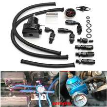 Universial Racing Adjustable Fuel Pressure Regulator Gauge Kit 100psi Gauge Oil Line AN6 Oil Hose End For BMW Cooper R53 2024 - buy cheap