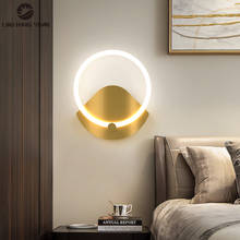 Indoor Sonces Wall Lamp For Home Lighting Gold 220V 110V Modern Led Wall Light Bedside Light Living room Mount of Wall LED Light 2024 - buy cheap