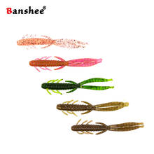 Banshee-Señuelos de Pesca de 75mm y 1,7g, cebos blandos texas rig, para Lucio, perch, shad, easy shiner, juego de cebo, 10 unids/lote 2024 - compra barato