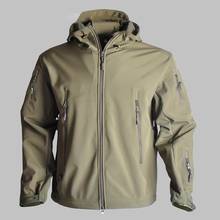 Coat Men Windproof Waterproof Windbreaker Faux Fleece Zips Hiking Hooded Coat Jacket 2024 - buy cheap