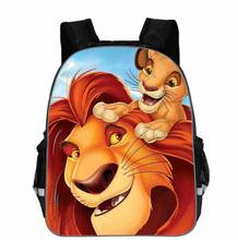 Simba mochila simba o rei leão, mochilas escolares para meninos desenho animado o rei leão bolsas para crianças meninas mochila de jardim de infância bebê 2024 - compre barato