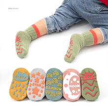 Baby Socks For 0-3 Years Infant Child Spring Cotton Socks Dispensing Non-slip Cute Toddler Soft Kids Floor Socks Indoor 2024 - buy cheap