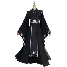 Anime He Xuan Cosplay Tian Guan Ci Fu Black Long Cosplay Costmes Halloween Costumes for Women Men Chinese Han Dynasty Hanfu 2024 - buy cheap