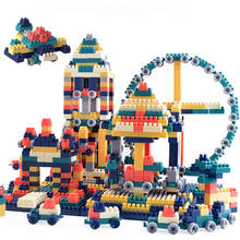 Molandi-bloques de construcción de gran tamaño para niños, juguete educativo de bloques de construcción, 520 piezas 2024 - compra barato
