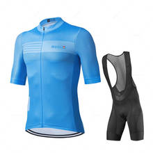 Triathlon Men Race Cycling Jersey Set Bicycle Clothing Bike Wear Clothes MTB Maillot Ciclismo Spain Roupa De Ciclismo Masculino 2024 - buy cheap