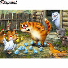 Dispaint 5D Diy Diamond Painting Cross Stitch "Animal weasels chick" Home Decor Full Rhinestones Inlay Diamond Embroidery A27495 2024 - buy cheap