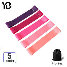 5 Colors Resistance Bands Set Fitness Equipment Yoga Gym Strength Workout Elastic Bands Resistance Bands Indoor Outdoor Fitness 2024 - buy cheap