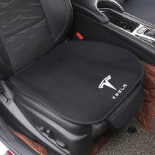 Almohadilla de cojín de asiento de coche, funda antideslizante de espuma para silla de oficina, modelo Tesla 3 S, modelo X Y accesorios para coche 2024 - compra barato