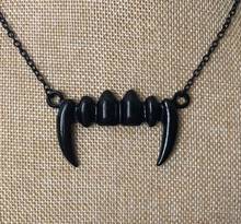 Regalrock Gothic Black Vampire Teeth Necklace NUGOTH Jewelry Tooth Charm Bleeding Tusk Hot Pendant Gift 2024 - buy cheap